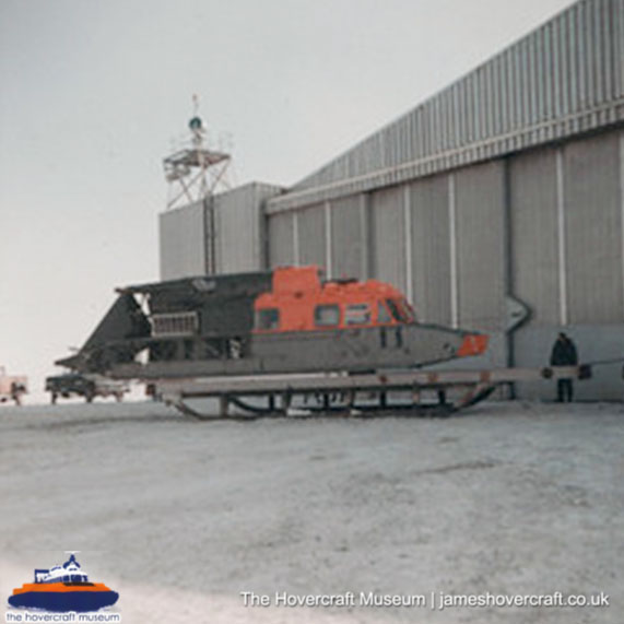SRN6 with the Canadian Coastguard -  (credit: The <a href='http://www.hovercraft-museum.org/' target='_blank'>Hovercraft Museum Trust</a>).